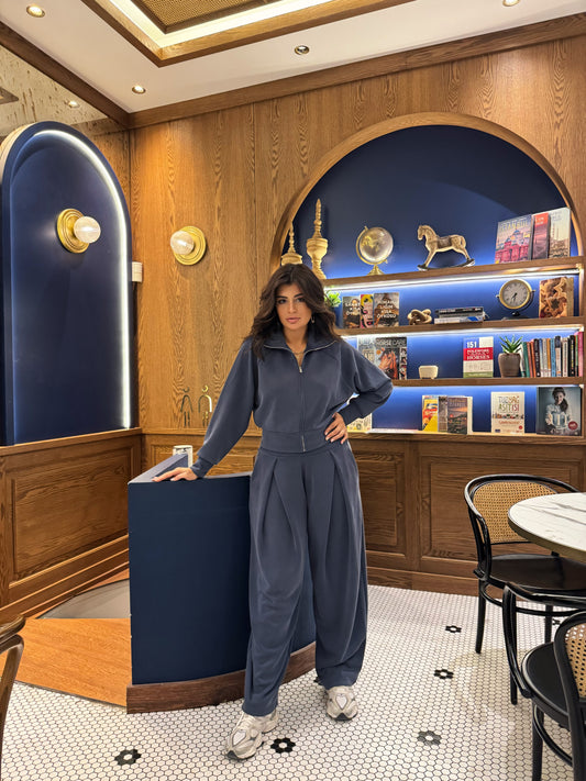 Oysh Modal Kumaş Fermuarlı Takım