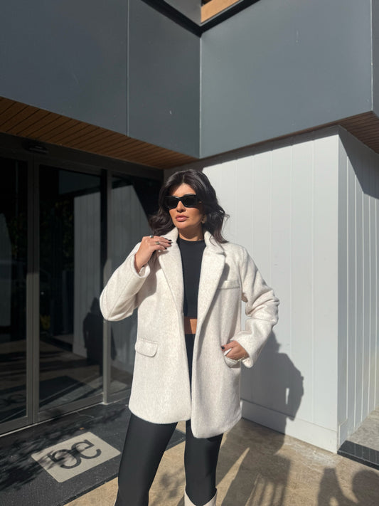 Premium Kalite Kemerli Fox Ceket