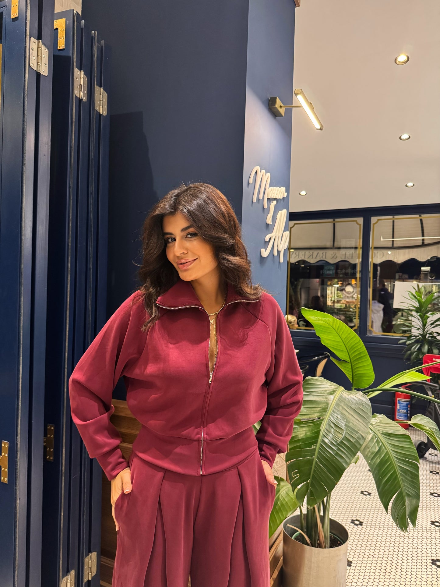 Oysh Modal Kumaş Fermuarlı Takım