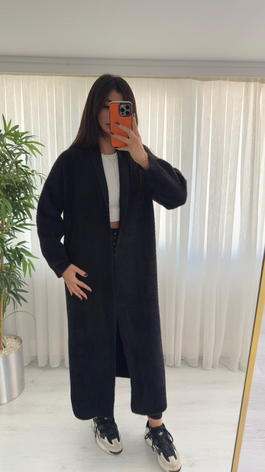 Angora Maxi Boy Yumoş Hırka