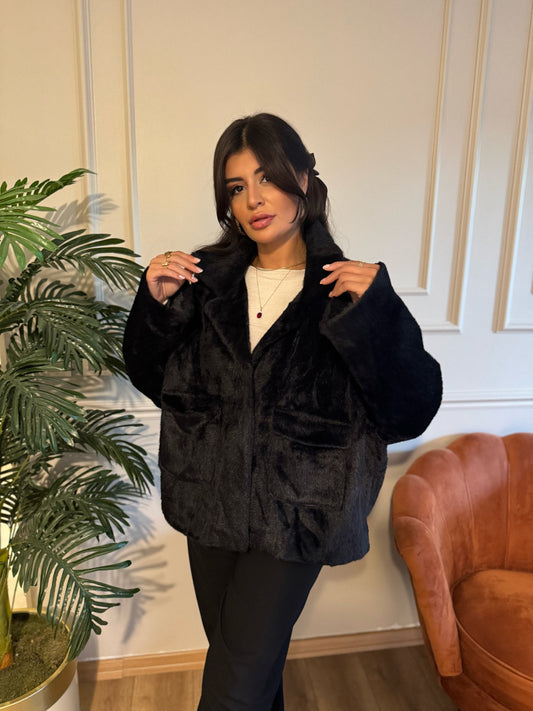 Premium Kalite Siyah Peluş