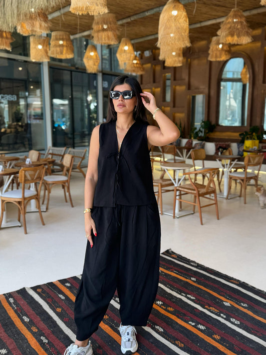 Tensel Kumaş Takım | Siyah