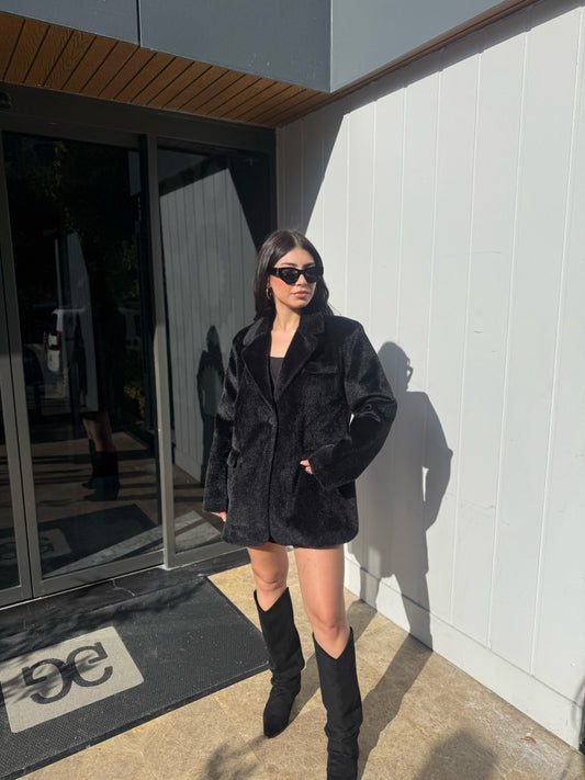 Premium Kalite Kemer Detaylı Fox Ceket