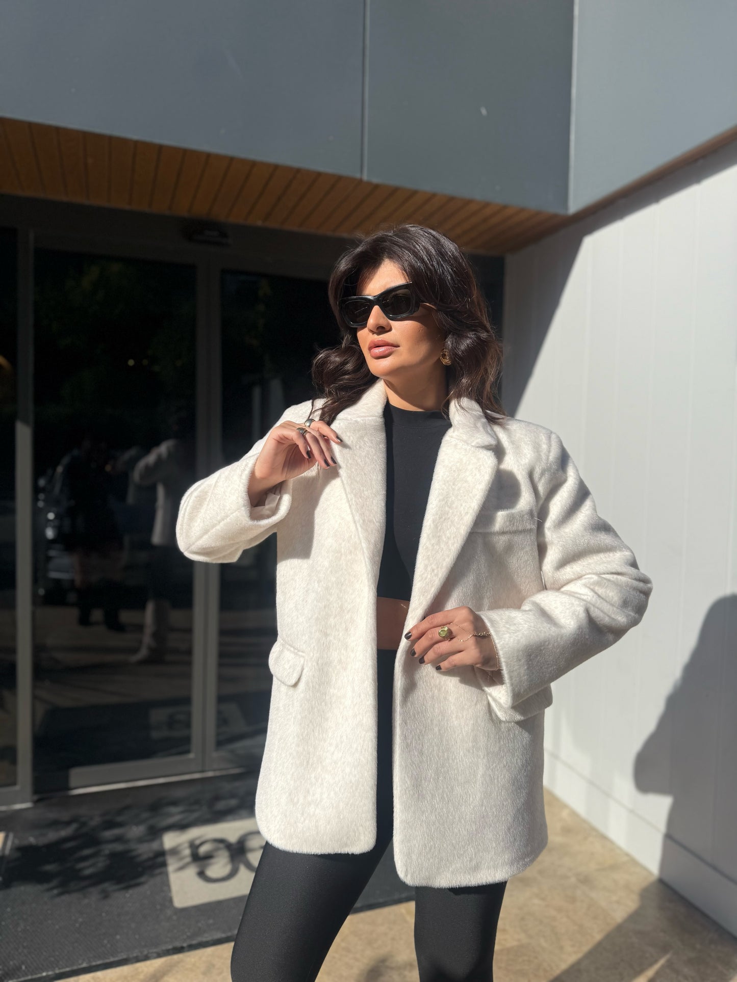 Premium Kalite Kemerli Fox Ceket