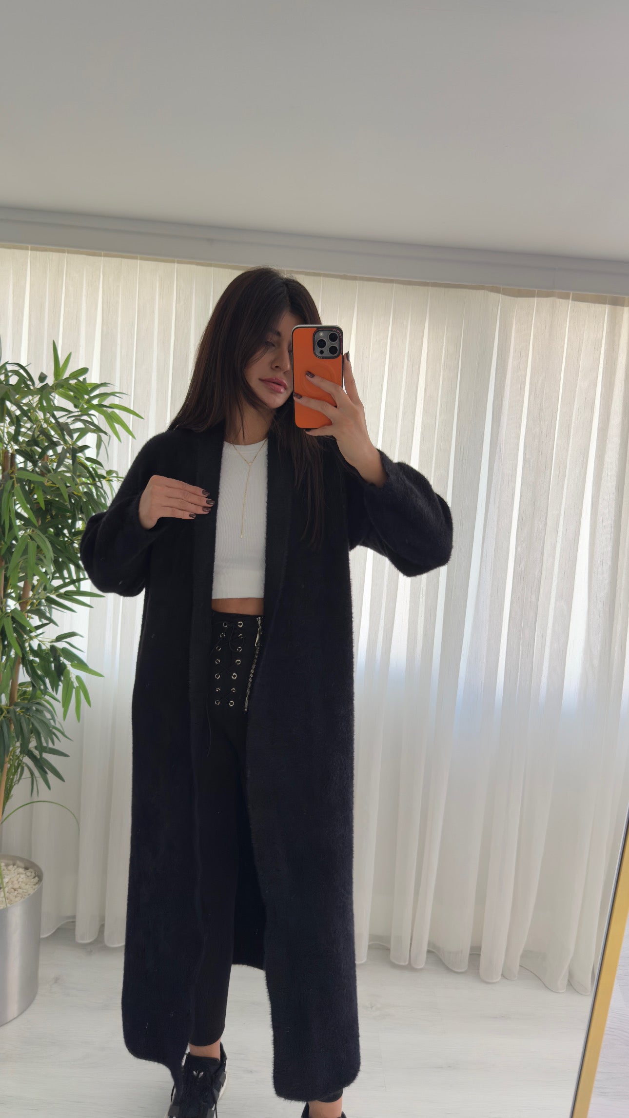 Angora Maxi Boy Yumoş Hırka